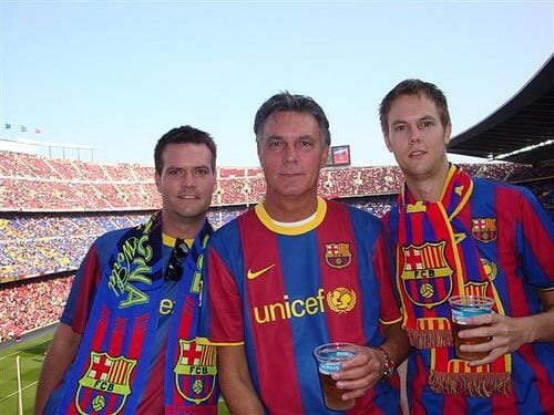 Familie Compeer in Camp Nou